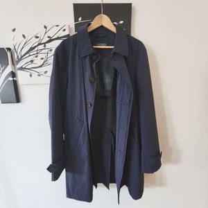 Ralph Lauren Navy Blue Trenchcoat